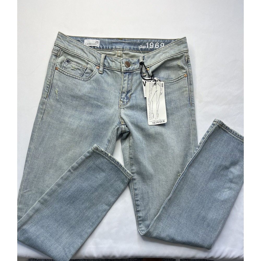 GAP Women's Always Skinny Skimmer Denim Jeans Size 26‎ x 27 NWT
